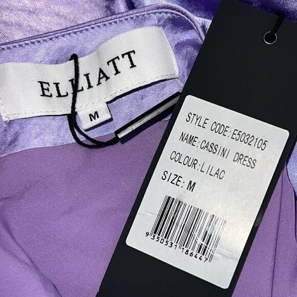 NWT ELLIATT X REVOLVE Cassini Dress Lilac Medium - Picture 13 of 15